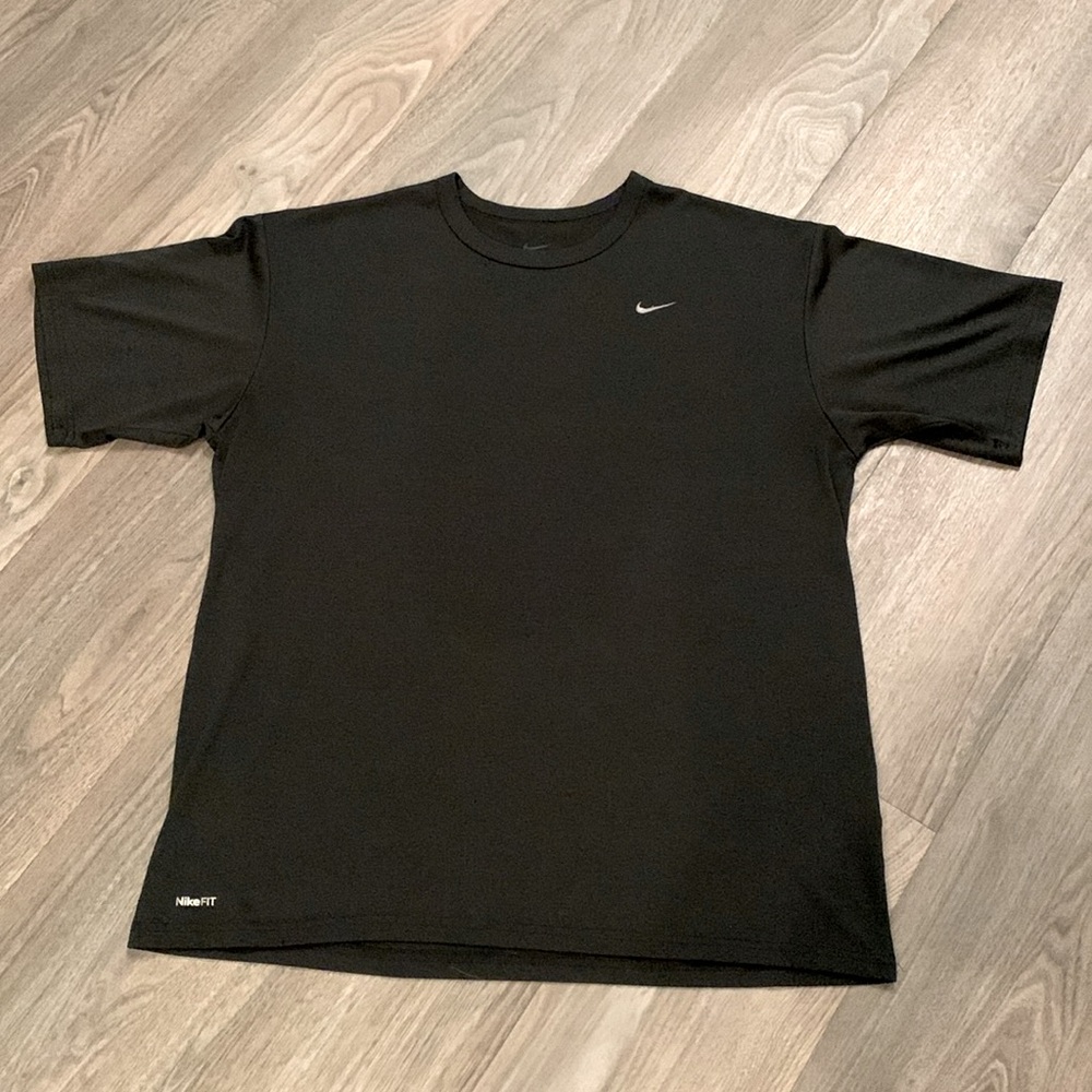Nike Black Dri Fit Short Sleeve Shirt